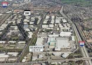 1001-1029 Montague Expy, Milpitas, CA - VUE AÉRIENNE  vue de carte