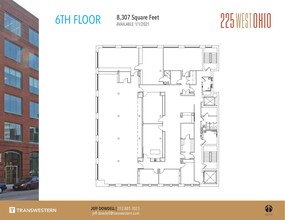 225 W Ohio St, Chicago, IL à louer Plan d’étage– Image 1 sur 2