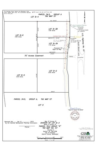 Plus de détails pour 000B-3B Highway 61, Natchez, MS - Terrain à vendre