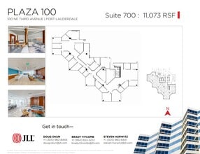 100 NE 3rd Ave, Fort Lauderdale, FL à louer Plan d’étage– Image 1 sur 1