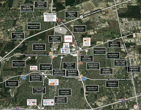 NWQ E Sam Houston Pkwy N & Wallisville Rd, Houston, TX - Vue aérienne vue de carte