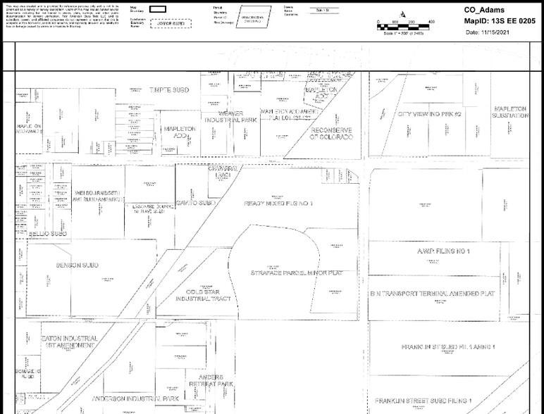 5601 Franklin St, Denver, CO à vendre - Plan cadastral – Image 2 sur 7