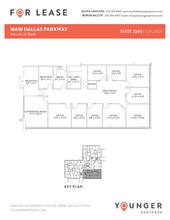 16610 N Dallas Pky, Dallas, TX à louer Plan d’étage– Image 1 sur 2