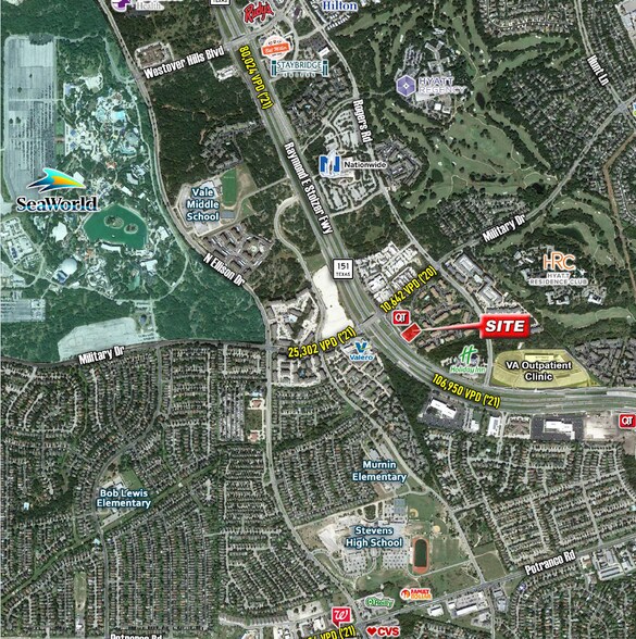 Hwy 151 & Military Rd, San Antonio, TX à vendre - Aérien – Image 2 sur 4
