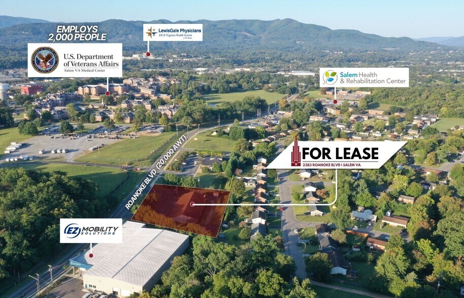 2383 Roanoke Blvd, Salem, VA à louer - Aérien – Image 2 sur 6