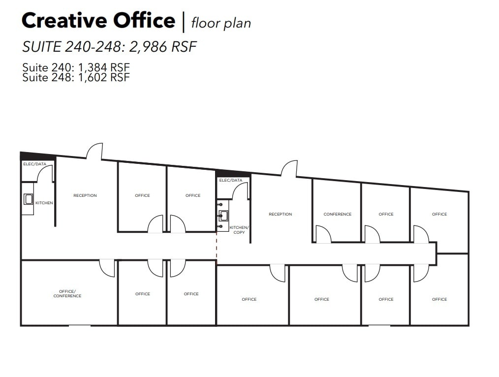 662 Encinitas Blvd, Encinitas, CA à louer Plan d’étage– Image 1 sur 1