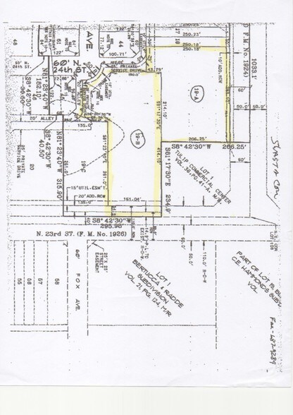 2317 Buddy Owens Blvd, McAllen, TX à vendre - Plan cadastral – Image 2 sur 2