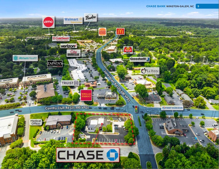 4625 Country Club Rd, Winston-Salem, NC à vendre - Photo de l’immeuble – Image 3 sur 5