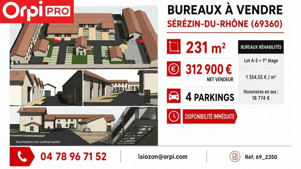 Bureau dans Serezin Du Rhone à vendre - Photo de l’immeuble – Image 1 sur 6