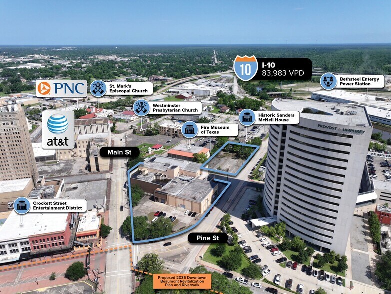 380 Main St, Beaumont, TX à vendre - Photo de l’immeuble – Image 1 sur 22