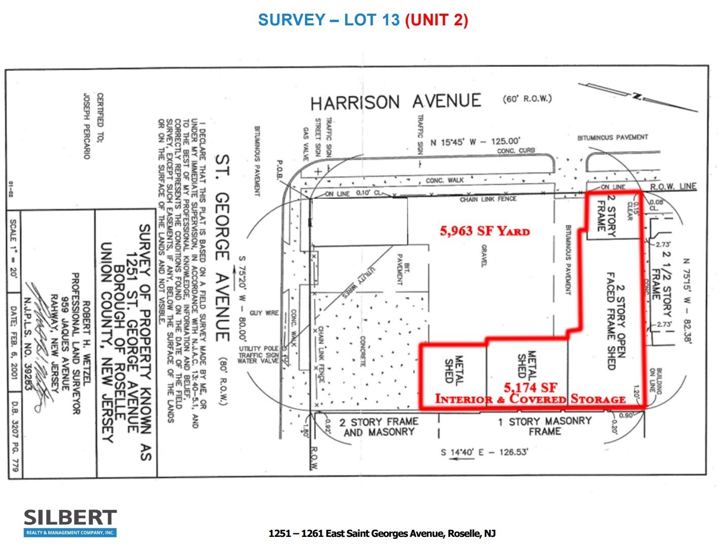 1251 Saint George Ave, Roselle, NJ à louer Plan d’étage– Image 1 sur 1
