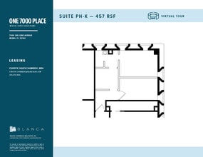 7000 SW 62nd Ave, Miami, FL à louer Plan d’étage– Image 1 sur 2
