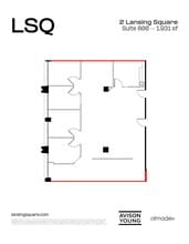 2 Lansing Sq, Toronto, ON à louer Plan d’étage– Image 1 sur 1