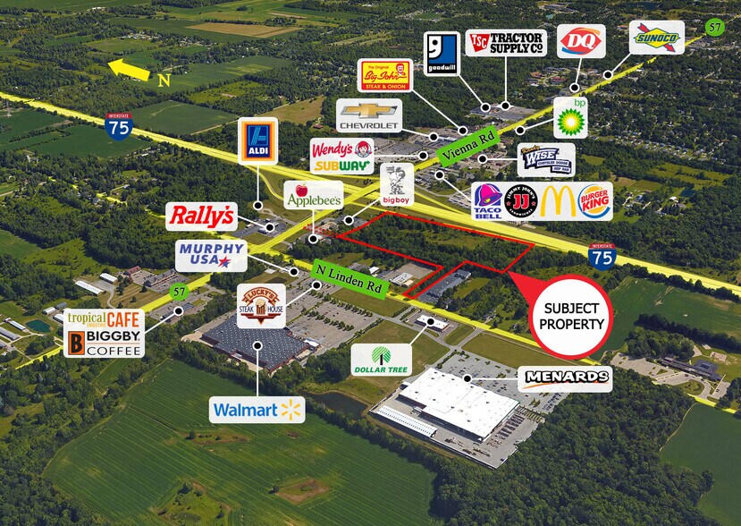 Vienna Rd rd, Clio, MI à vendre - Aérien – Image 1 sur 1