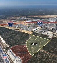 13297 Port Drive, Laredo, TX - Vue aérienne vue de carte