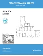 3100 Weslayan St, Houston, TX à louer Plan d’étage– Image 1 sur 16