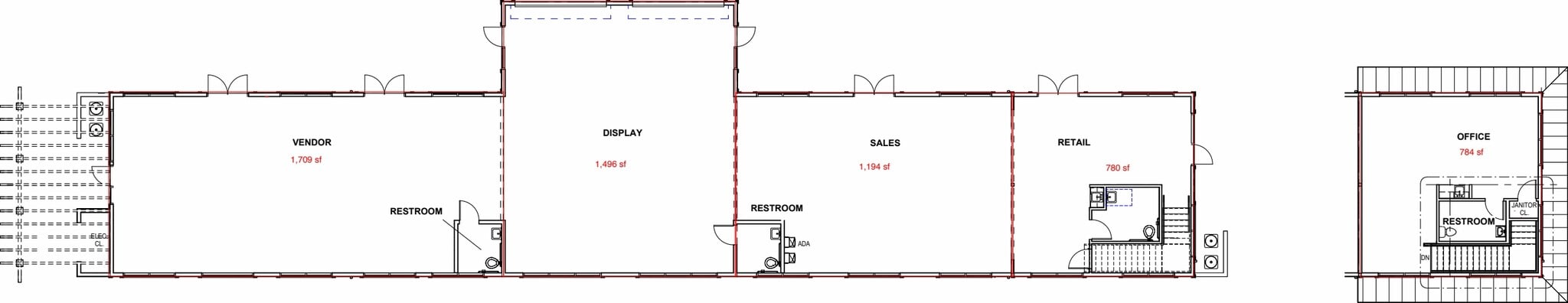 35-39 E Telegraph Rd, Fillmore, CA à louer Plan d’étage– Image 1 sur 1
