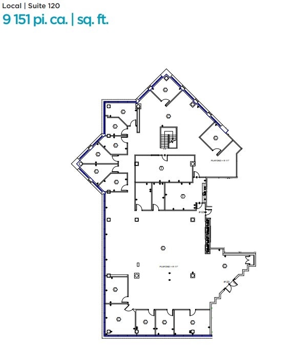 6505 Rte Transcanadienne, Montréal, QC à louer Plan d’étage– Image 1 sur 1