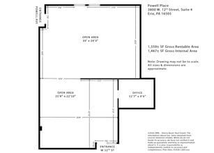 3800 W 12th St, Erie, PA à louer Plan d’étage– Image 2 sur 8
