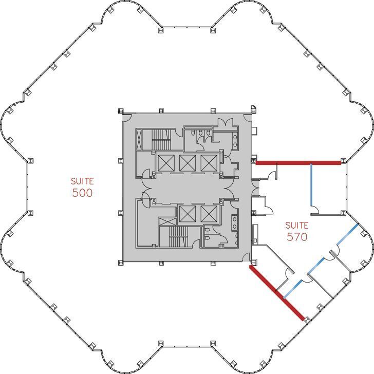 4270 Executive Sq, La Jolla, CA à louer Plan d’étage– Image 1 sur 1