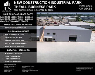 Plus de détails pour 6702 Theall Rd, Houston, TX - Industriel/Logistique à louer