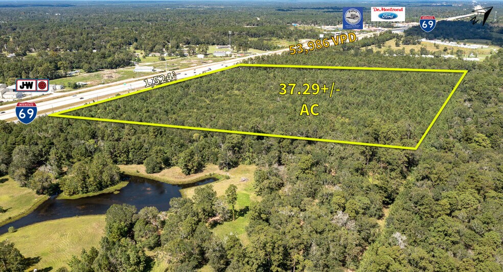0 Hwy 59 & Midline rd rd, Splendora, TX à vendre - Photo de l’immeuble – Image 2 sur 4