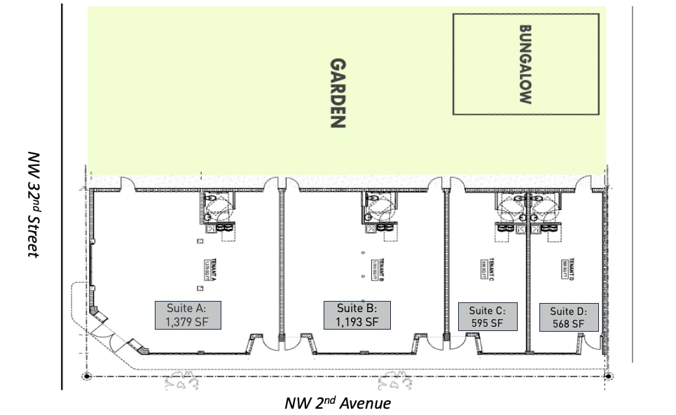 3200-3210 NW 2 Ave, Miami, FL à louer Plan d’étage– Image 1 sur 1