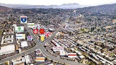 195 N 2nd St, El Cajon, CA - Vue aérienne vue de carte