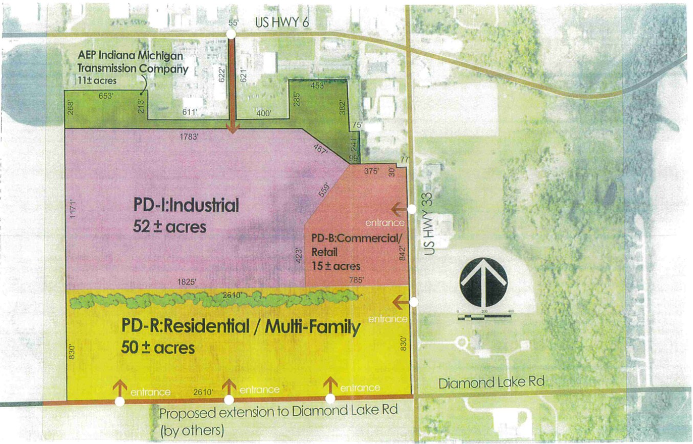 50 Acres Commercial US Hwy 33, Ligonier, IN à vendre Photo de l’immeuble– Image 1 sur 5