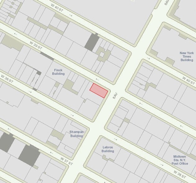 589 Eighth Ave, New York, NY à louer - Plan cadastral – Image 2 sur 68
