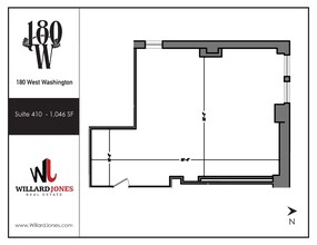 180 W Washington St, Chicago, IL à louer Plan d’étage– Image 1 sur 1