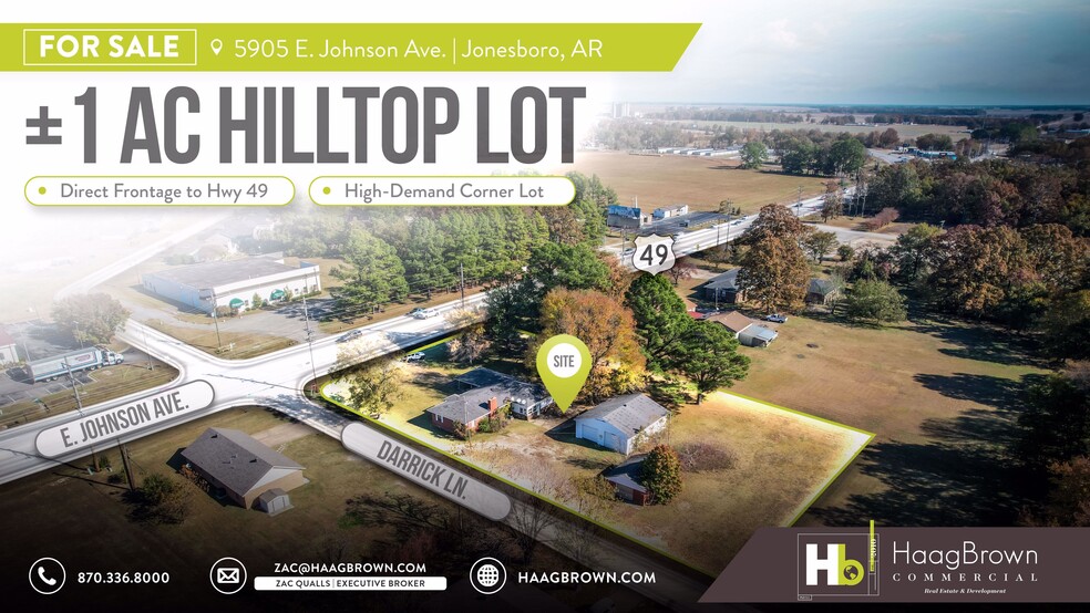 5905 E Johnson Ave, Jonesboro, AR à vendre - Aérien – Image 1 sur 1