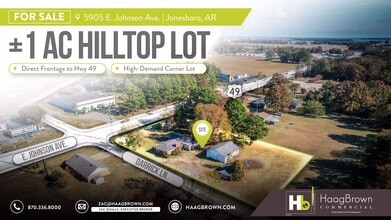 5905 E Johnson Ave, Jonesboro, AR - VUE AÉRIENNE  vue de carte