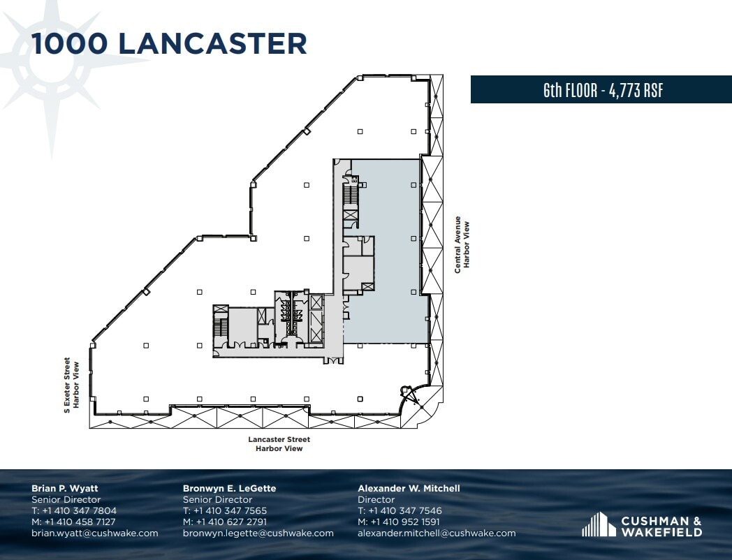 100 International Dr, Baltimore, MD à louer Plan d’étage– Image 1 sur 1