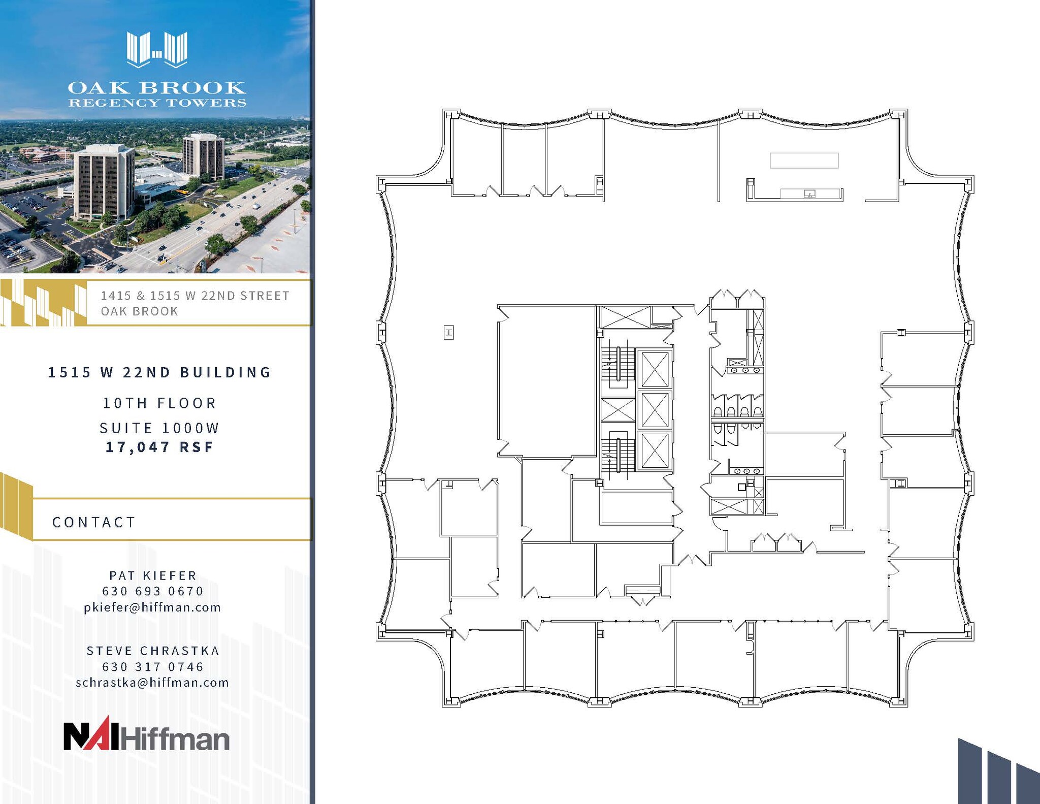 1415 W 22nd St, Oak Brook, IL à louer Plan d’étage– Image 1 sur 1