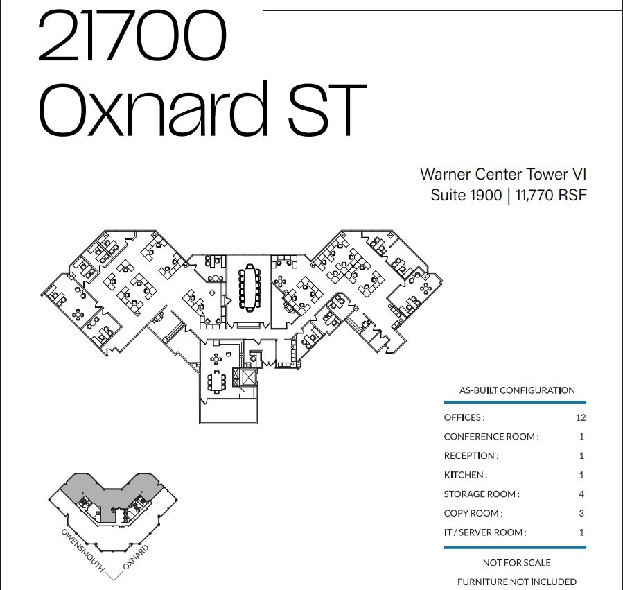 21600 Oxnard St, Woodland Hills, CA à louer Plan d’étage– Image 1 sur 1