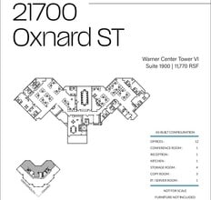 21600 Oxnard St, Woodland Hills, CA à louer Plan d’étage– Image 1 sur 1