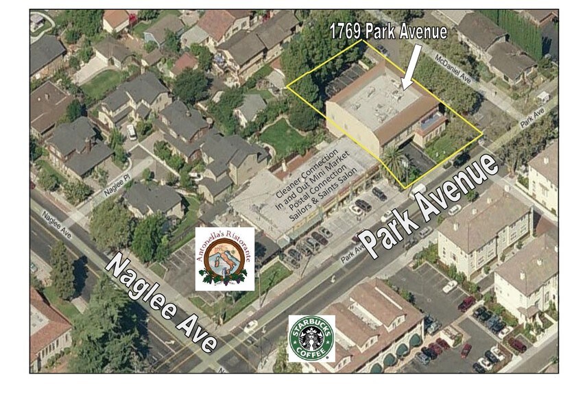 1769 Park Ave, San Jose, CA à louer - Aérien – Image 2 sur 4