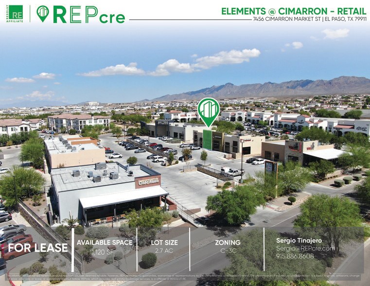 7456 Cimarron Market Ave, El Paso, TX à louer - Photo de l’immeuble – Image 1 sur 1