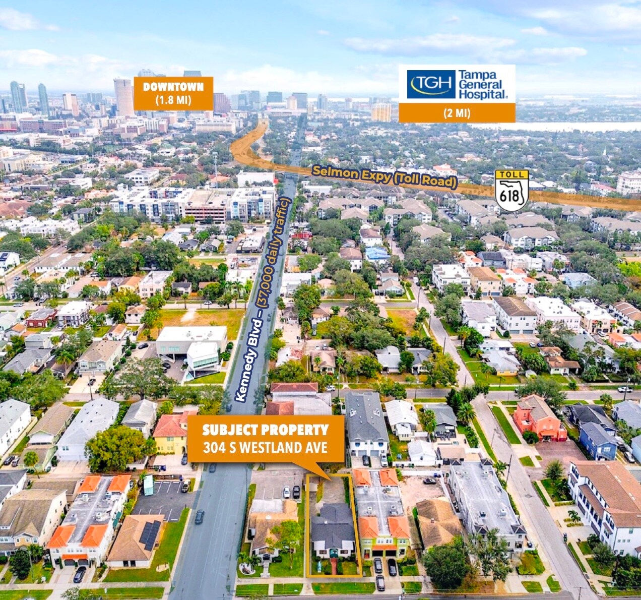 304 S Westland Ave, Tampa, FL à vendre Photo de l’immeuble– Image 1 sur 28