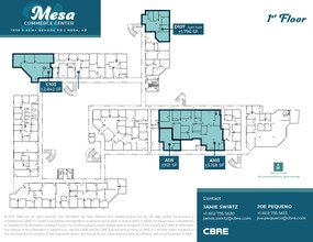 1930 S Alma School Rd, Mesa, AZ à louer Plan d’étage– Image 2 sur 8
