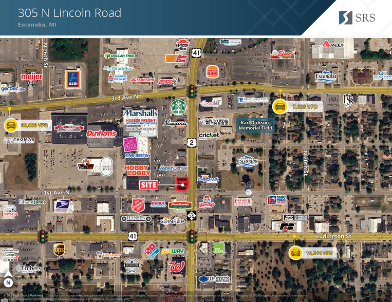 225 N Lincoln Rd, Escanaba, MI à louer - Photo de l’immeuble – Image 2 sur 3