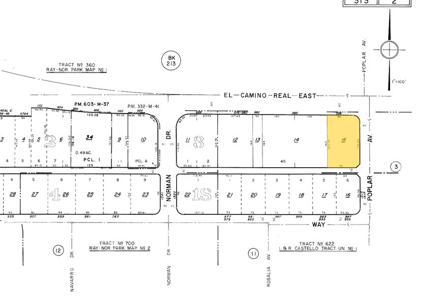 998 E El Camino Real, Sunnyvale, CA à vendre - Plan cadastral – Image 1 sur 1