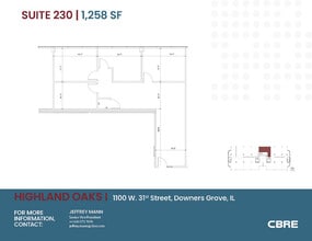 1100 W 31st St, Downers Grove, IL à louer Plan d’étage– Image 1 sur 1