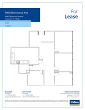 9990 Richmond Ave, Houston, TX à louer Plan d’étage– Image 1 sur 1