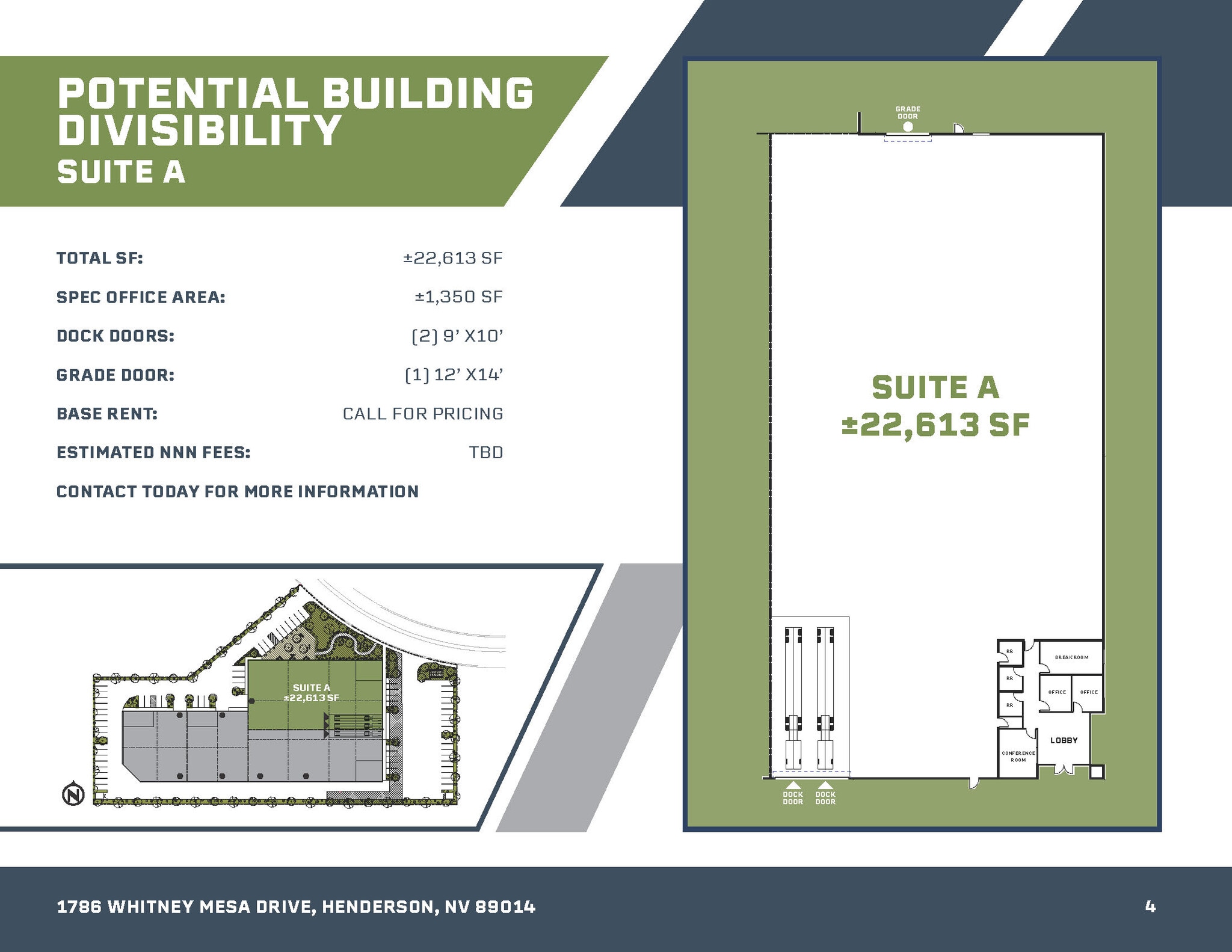 1786 Whitney Mesa Dr, Henderson, NV à louer Plan d’étage– Image 1 sur 1