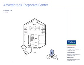 4 Westbrook Corporate Ctr, Westchester, IL à louer Plan d’étage– Image 1 sur 1
