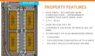 Plus de détails pour Lowell Commerce Park Ave, Lowell, AR - Spécialisé à vendre