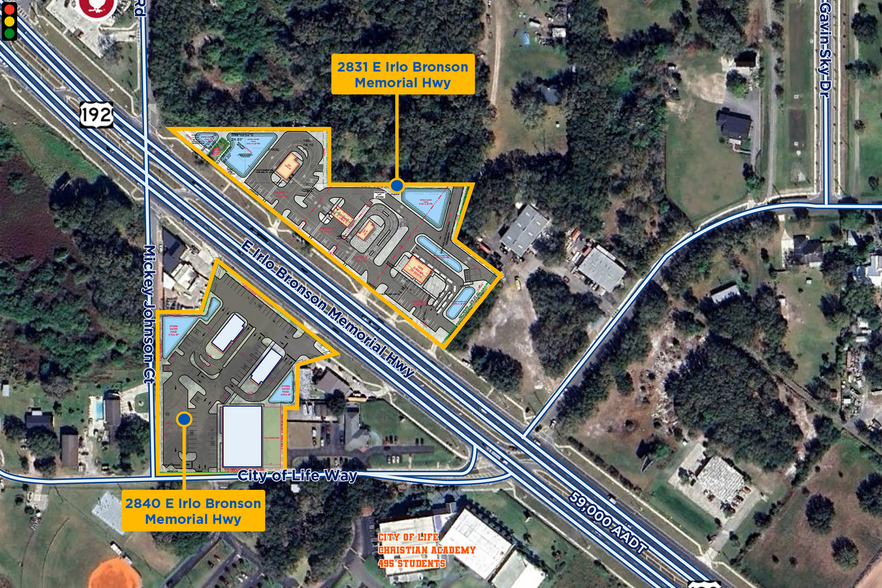 2840 E Irlo Bronson Memorial Hwy, Kissimmee, FL à louer - Photo de l’immeuble – Image 2 sur 7