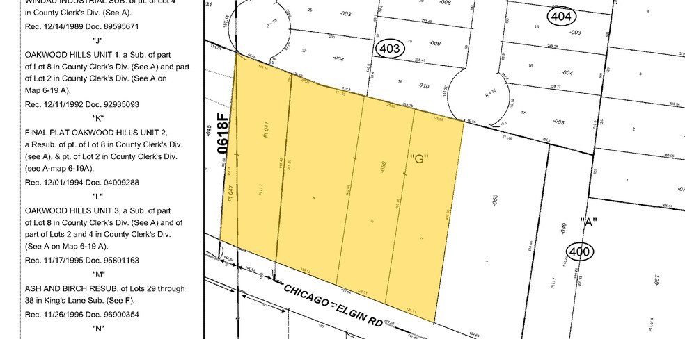 1010 E Chicago St, Elgin, IL à vendre - Plan cadastral – Image 2 sur 4